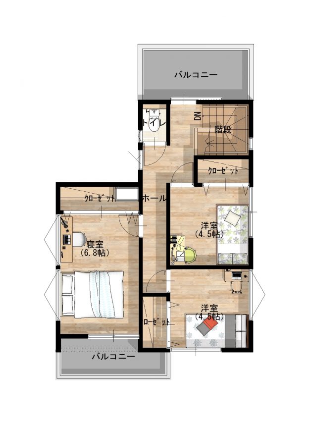 間取り　　2F